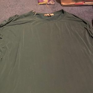 Love 21 baggy forest green shirt.
